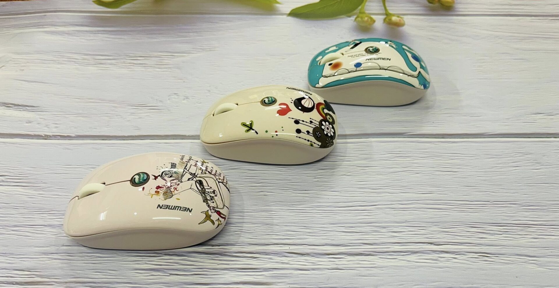 Chuột máy tính không dây Newmen F200 Baby whale - Chim sơn ca