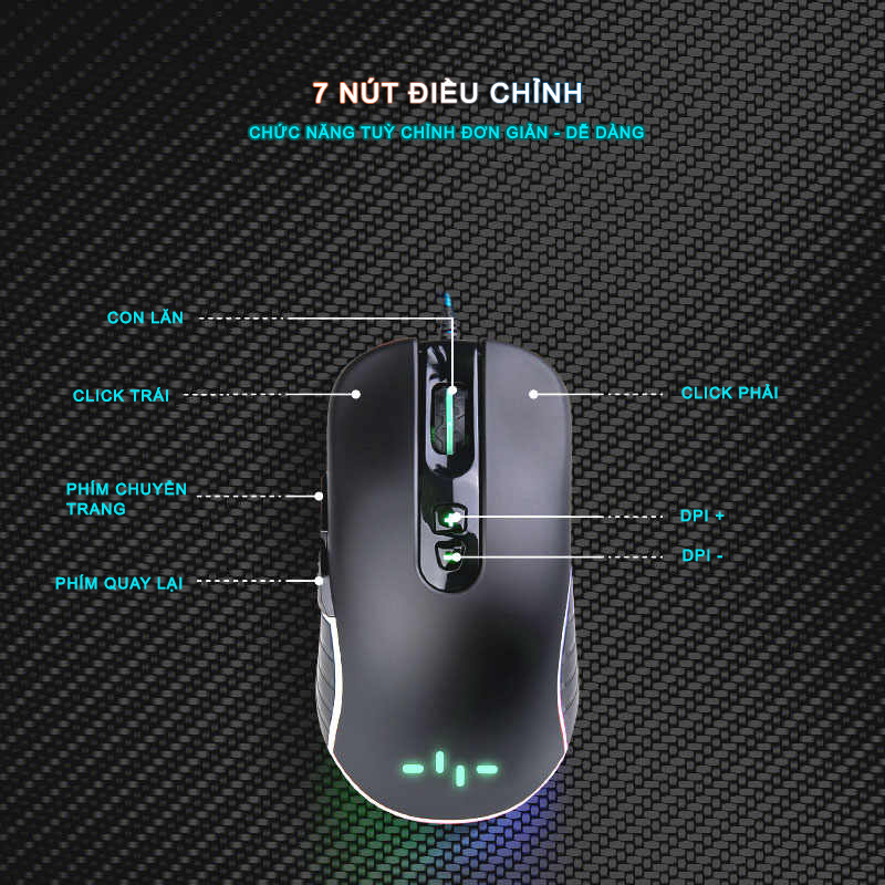 Chuột máy tính có dây Gaming Newmen Sniper-Marksman - Ảnh 2
